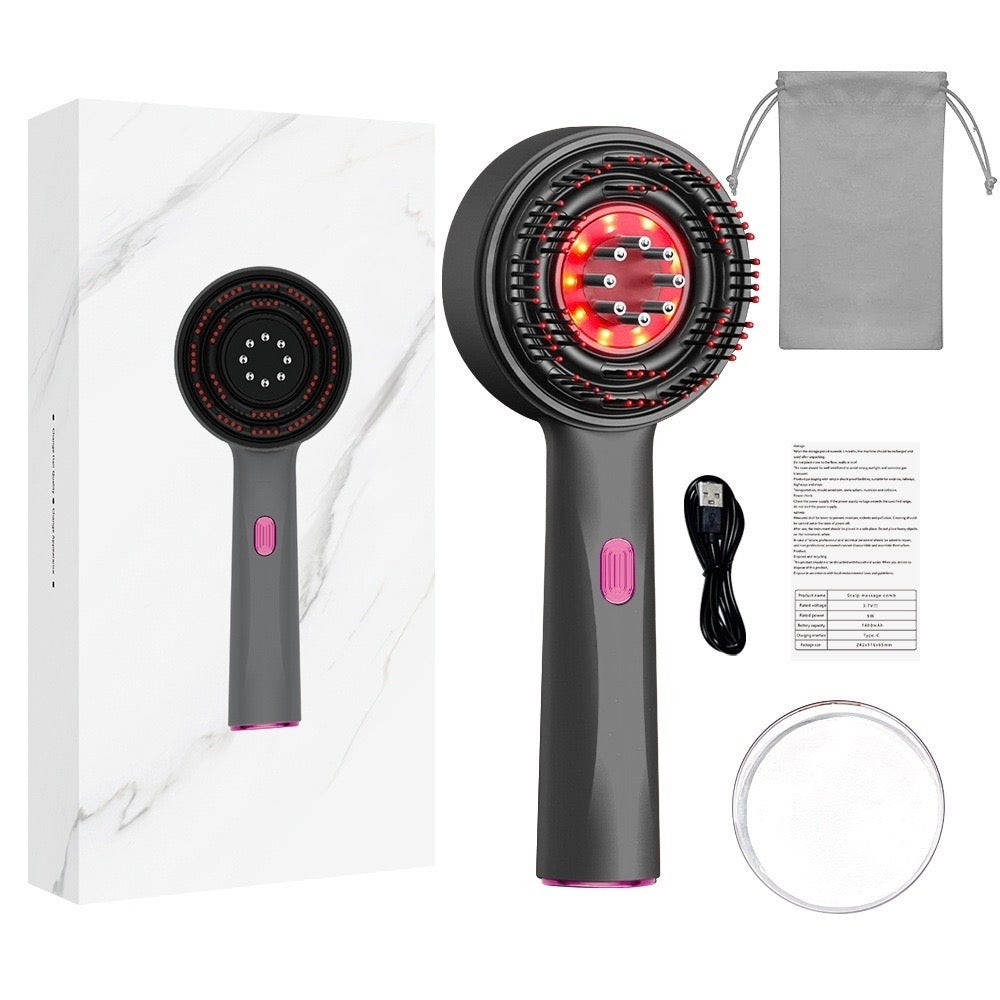 Aëzia - Brosse Applicatrice d’Huile & Massage du Cuir Chevelu